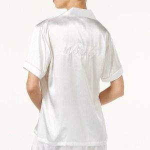 Linea Donatella Bride Embroidered Boyfriend top large